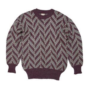 Tetrasvit (Slovakia) 70s, Brushed Yarn, Folk Geometry, Eastern Bloc